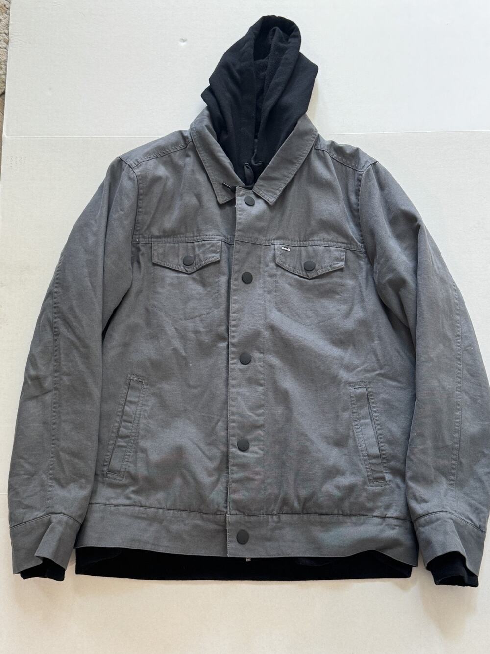 Men's Hurly Chore Coat Hoodie Size Medium